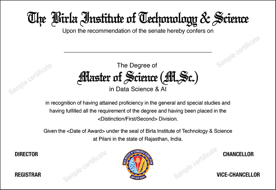  Sample Degree